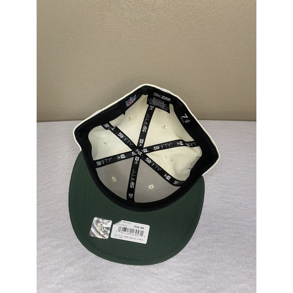 GREEN BAY PACKERS NFC NEW ERA HAT/CAP  7 3/8 NFL FOOTBALL - Picture 3 of 3